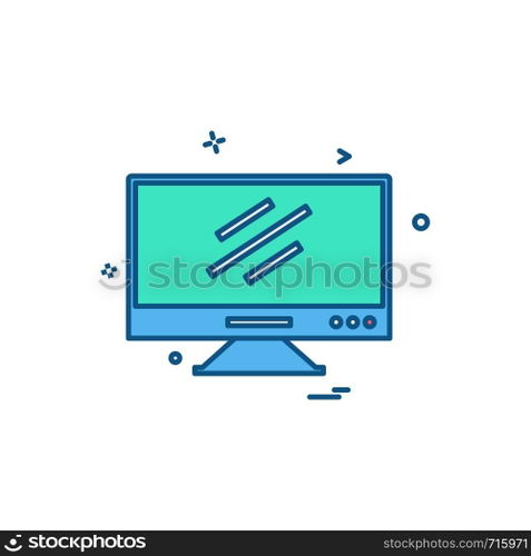 Computer Technology icon design vector