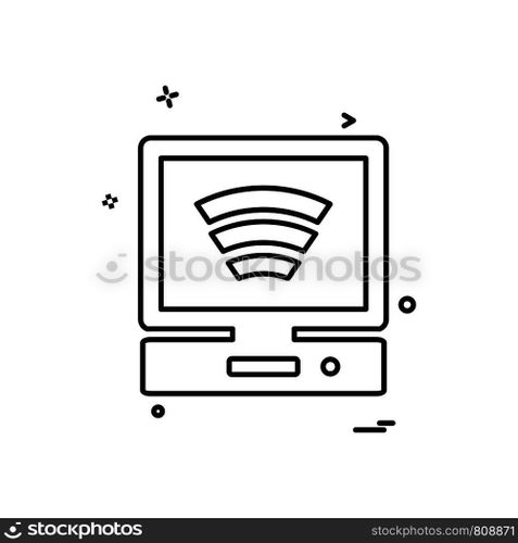 Computer Technology icon design vector