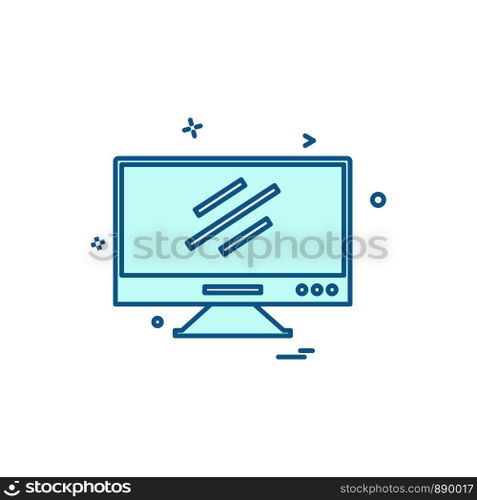 Computer Technology icon design vector