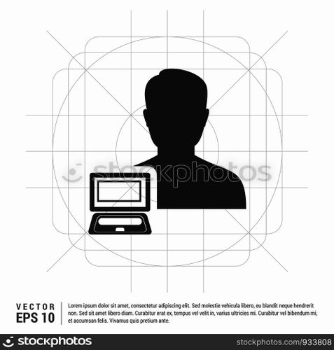 Computer User Icon