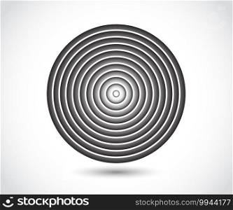 Concentric circle elements. Element for graphic web design, Template for print, textile, wrapping, decoration, vector illustration