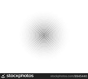 Concentric circle elements. Element for graphic web design, Template for print, textile, wrapping, decoration - vector illustration