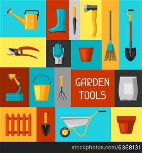Concept background with garden tools and icons. All for gardening business illustration. Concept background with garden tools and icons. All for gardening business illustration.
