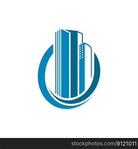 concept of Building  Logo Vector Icon Illustration Design