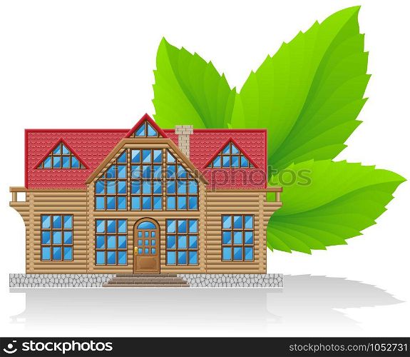 concept of environmental home vector illustration isolated on white background
