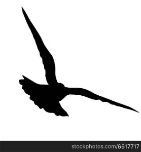 Concept of love or peace silhouettes doves.. Concept of love or peace silhouettes doves