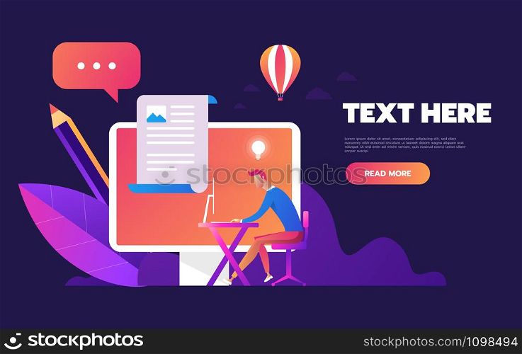 Concept Sign in page on mobile screen. Desktop computer with login form for web page, banner, presentation. Vector illustration, User account.. Concept Sign in page on mobile screen. Desktop computer with login form for web page, banner, presentation. Vector illustration, User account