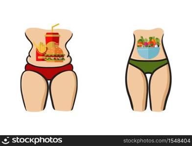 Concept slimming symbol weight loss. Silhouette of sport girl with slender figure, which is engaged in sports. Vector. Hand drawn. Hand drawn vector. Concept slimming symbol weight loss. Silhouette of sport girl with slender figure