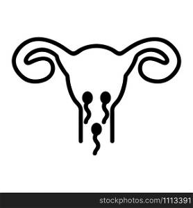 conception of the baby icon vector. Thin line sign. Isolated contour symbol illustration. conception of the baby icon vector. Isolated contour symbol illustration