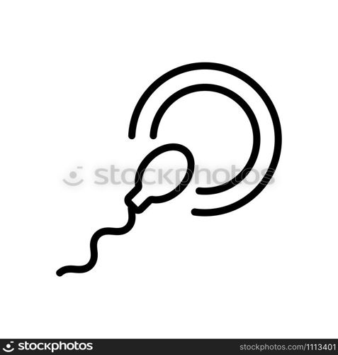 conception of the vector icon. Thin line sign. Isolated contour symbol illustration. conception of the vector icon. Isolated contour symbol illustration