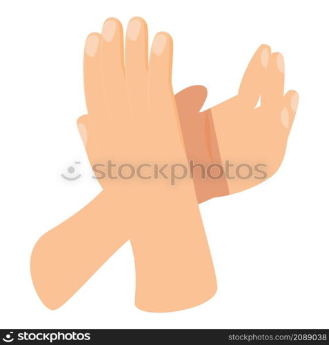 Concert clapping icon cartoon vector. Crowd applause. Hand clap. Concert clapping icon cartoon vector. Crowd applause