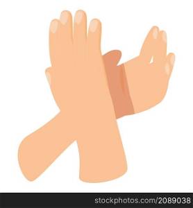 Concert clapping icon cartoon vector. Crowd applause. Hand clap. Concert clapping icon cartoon vector. Crowd applause