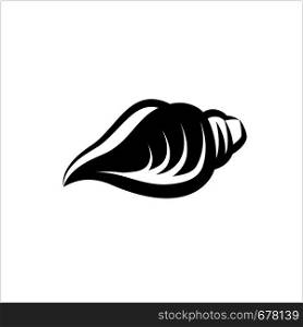 Conch A Marine Mollusc Vector Art Illustration