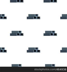 Concrete or metal constructions pattern seamless flat style for web vector illustration. Concrete or metal constructions pattern flat