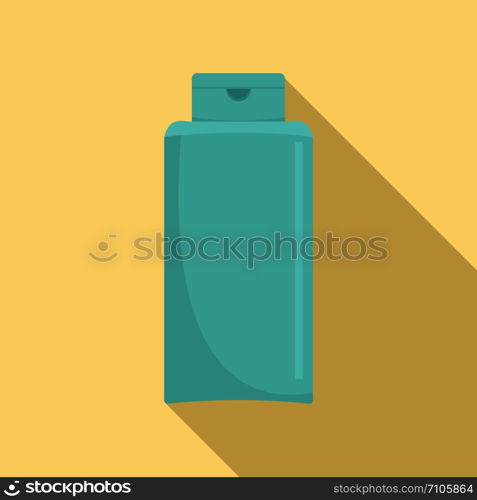 Conditioner bottle icon. Flat illustration of conditioner bottle vector icon for web design. Conditioner bottle icon, flat style