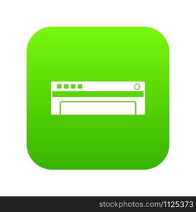 Conditioner icon digital green for any design isolated on white vector illustration. Conditioner icon digital green