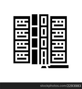 condo house glyph icon vector. condo house sign. isolated contour symbol black illustration. condo house glyph icon vector illustration