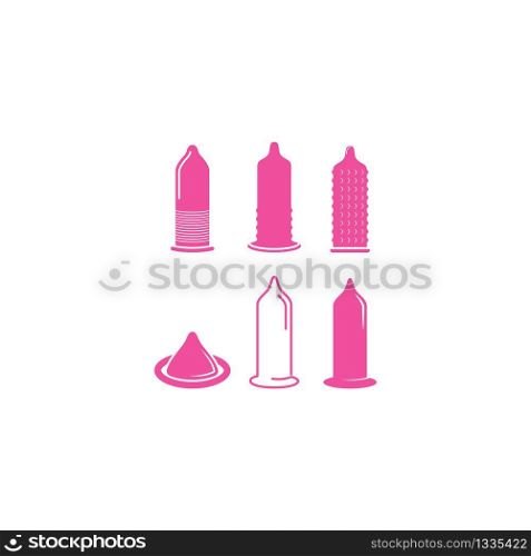 Condom illustration icon vector design
