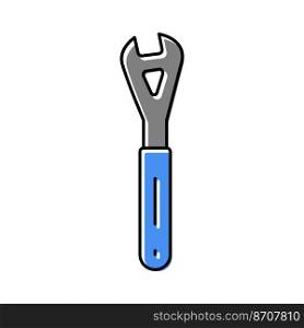 cone wrench tool color icon vector. cone wrench tool sign. isolated symbol illustration. cone wrench tool color icon vector illustration