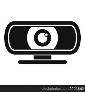 Conference web camera icon simple vector. Video camcorder. Movie film. Conference web camera icon simple vector. Video camcorder