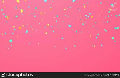 confetti color concept design template holiday Happy Day, background Celebration Vector illustration.