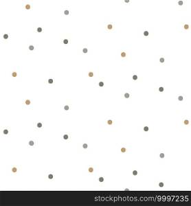 Confetti dot shapes seamless pattern. Background for paper wrap, textile, package and print vector design.. Confetti dot shapes seamless pattern. Background for paper wrap, textile, package and print design.