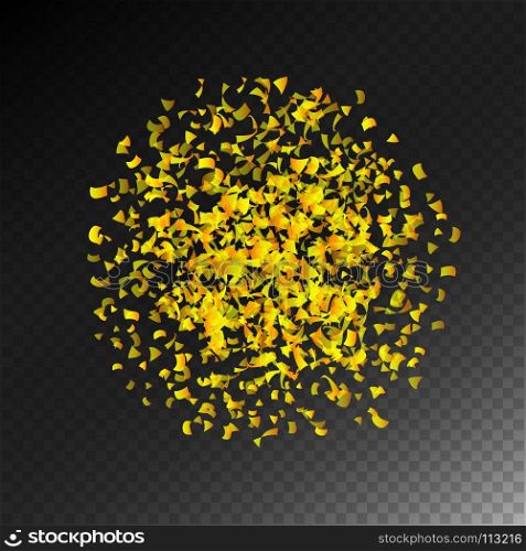 Confetti Falling Vector. Bright Explosion Isolated On Transparent Background For Birthday, Anniversary, Party, Holiday Decoration.. Confetti Falling Vector. Bright Explosion Isolated On Transparent Background For Birthday, Party, Holiday Decoration.