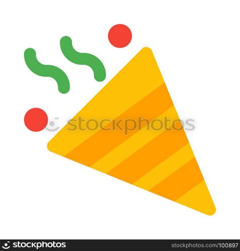 Confetti - Party concept, icon on isolated background