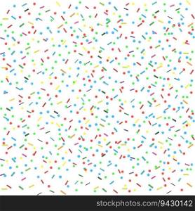 Confetti vector isolated on white background. Flat design element