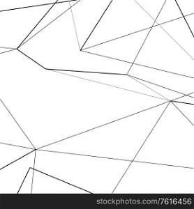 Connected abstract pattern with dots on overlapping lines. Vector technology background.. Connected abstract pattern with overlapping lines. Vector technology background