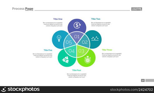 Connected points slide template. Business data. Graph, diagram, design. Creative concept for infographic, templates, presentation, report. Can be used for topics like organization, strategy, options