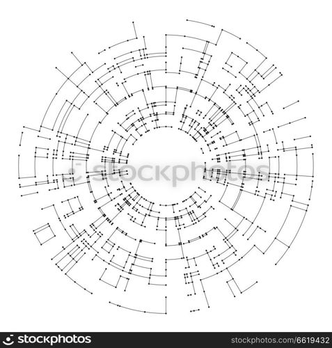 Connecting lines and dots on white background. Abstract network connection design concept. Technology design vector background, digital geometric abstraction with lines and points. Connecting lines and dots on white background. Abstract network connection design concept. Technology design vector background, digital geometric abstraction with lines and points.