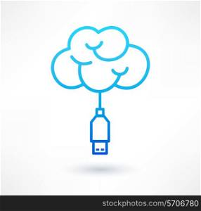 Connecting to the cloud service icon
