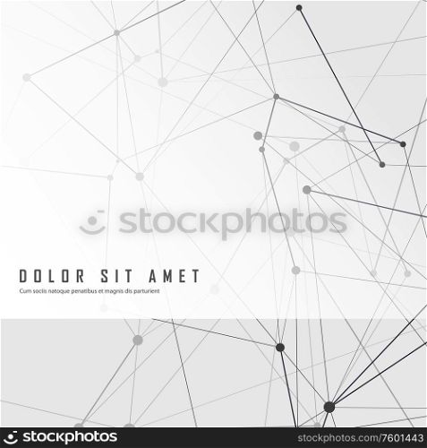 Connection polygonal space background with connecting dots and lines.. Connection polygonal space background with connecting dots and lines