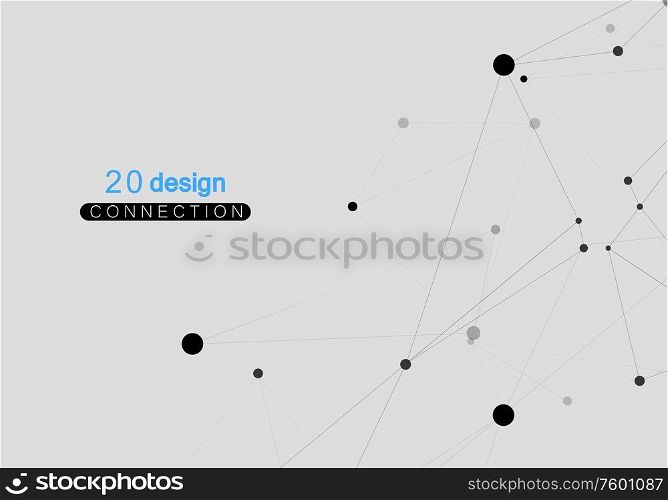 Connection structure and network abstract background.. Connection structure and network abstract background
