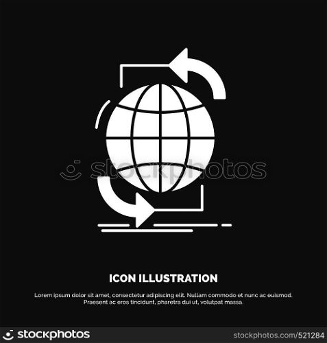 Connectivity, global, internet, network, web Icon. glyph vector symbol for UI and UX, website or mobile application. Vector EPS10 Abstract Template background
