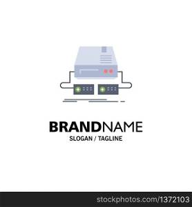 Console, game, gaming, pad, drive Flat Color Icon Vector