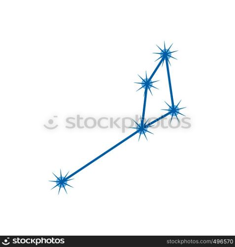 Constellation large icon isolated on white background. Constellation large icon