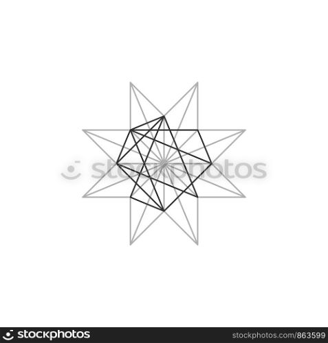 Constellation Star Logo Template Illustration Design. Vector EPS 10.