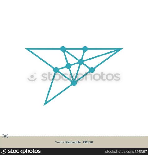 Constellation Star Vector Logo Template Illustration Design. Vector EPS 10.