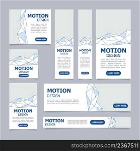 Construction firm promotion web banner design template. Vector flyer with text space. Advertising placard with customized copyspace. Printable poster for advertising. Tahoma font used. Construction firm promotion web banner design template
