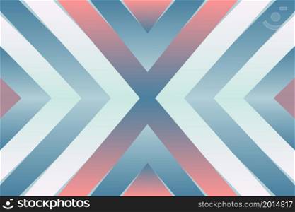 Construction futuristic concept vector artistic template copy space design. Pastel blue pink retro gradient colors. Abstract texture geometric shapes lines pattern. Striped tile graphic background