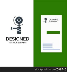 Construction, Grinder, Grinding Grey Logo Design and Business Card Template