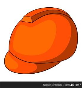 Construction helmet icon. Cartoon illustration of construction helmet vector icon for web. Construction helmet icon, cartoon style
