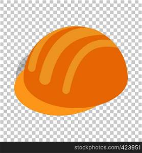 Construction Helmet isometric icon 3d on a transparent background vector illustration. Construction Helmet isometric icon
