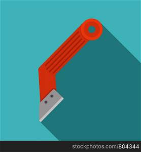Construction knife icon. Flat illustration of construction knife vector icon for web design. Construction knife icon, flat style