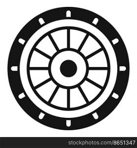 Construction manhole icon simple vector. City road. Urban plate. Construction manhole icon simple vector. City road