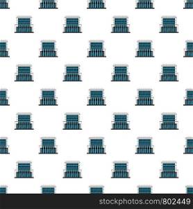 Construction of house pattern seamless vector repeat for any web design. Construction of house pattern seamless vector