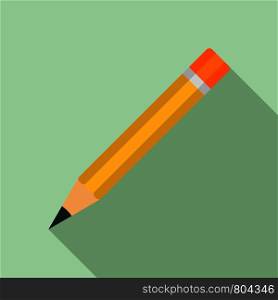 Construction pencil icon. Flat illustration of construction pencil vector icon for web design. Construction pencil icon, flat style