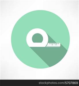 construction roulette icone. Flat modern style vector illustration